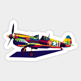 P-40 Warhawk Sticker